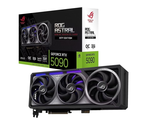 ASUS GeForce RTX 5090 ROG Astral BTF OC 32GB GDDR7 DLSS5 - 1356600 - zdjęcie